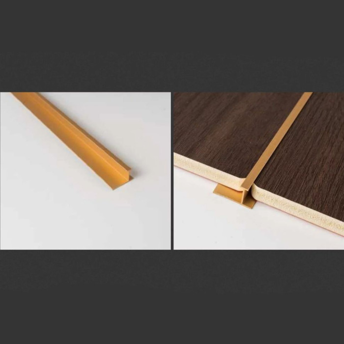 Профиль соединительный H136 3000х9,5х4 мм, бронзовый