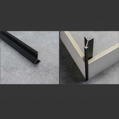 Профиль угловой наружный A101 3000х9,5х5 мм, черный