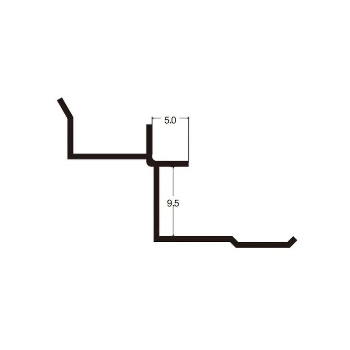 Профиль угловой внутренний Baijiaxiang A02