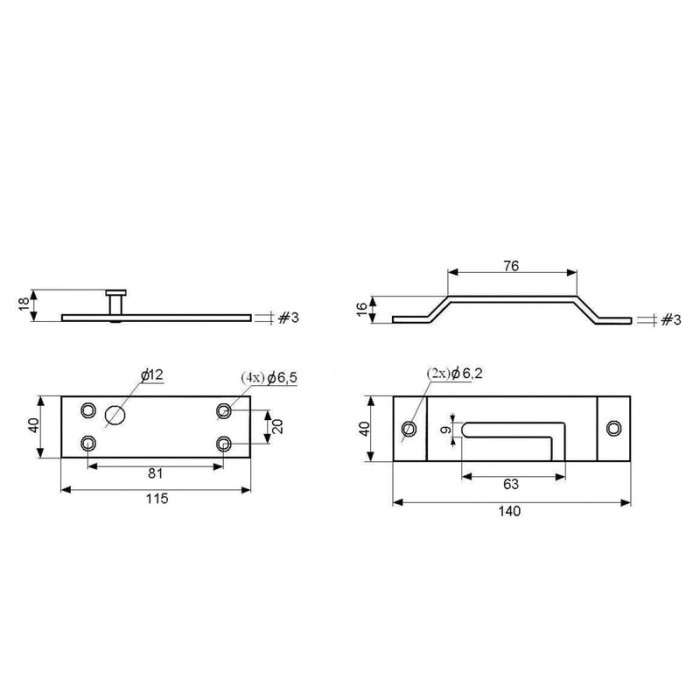 Зацеп для диванов Американка