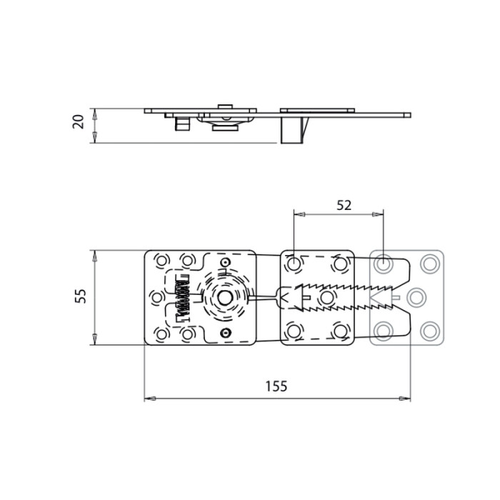 Зацеп регулируемый усиленный CZ 149 A-1