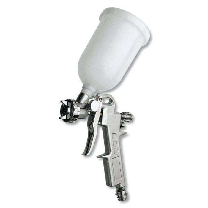 Пистолет пневматический для клея с верхним бачком
