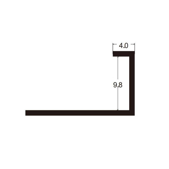 Профиль торцевой финишный Baijiaxiang 104-N