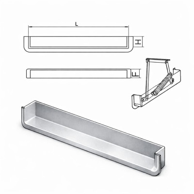 Защитный короб TW2009, 790 мм