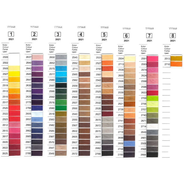 Нитки швейные Tytan 10" 1000 м