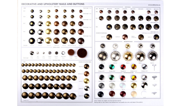 Гвоздь декоративный 9.5 мм