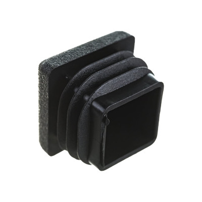 Заглушка TW0180, 25*25 мм, пластик, черная
