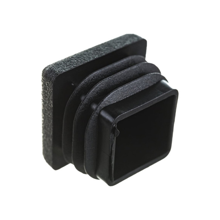Заглушка TW0180, 25*25 мм, пластик, черная