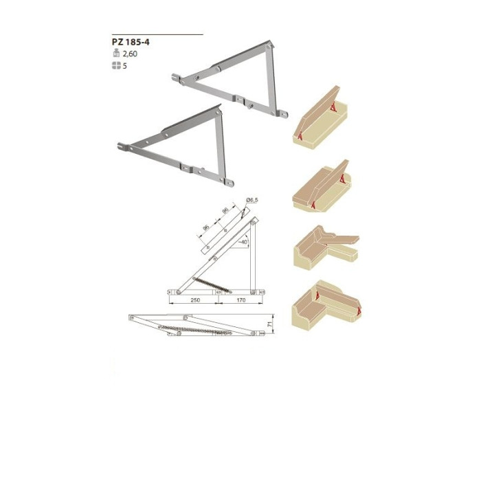 Подъемный механизм PZ 185-4